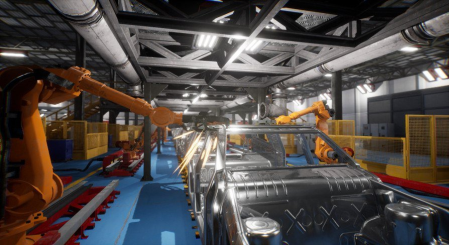 Unreal Engine Marketplace - Car Welding Line (4.20 - 4.27)