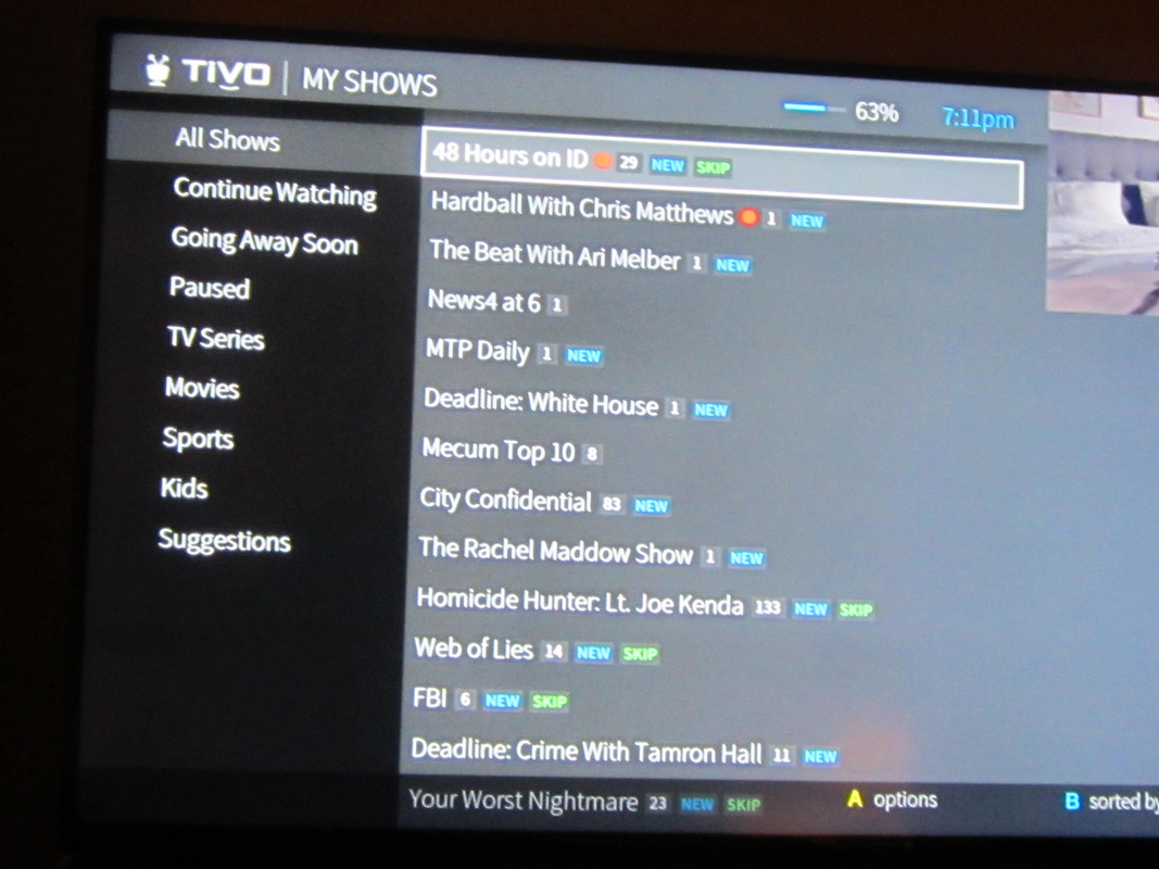 Tivo Bolt Deleting Shows With Plenty Of Space Left on HD TiVo