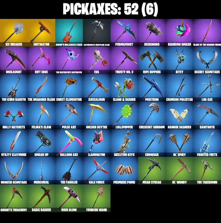 pickaxes comp