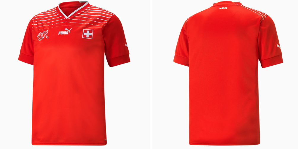 camiseta titular suiza