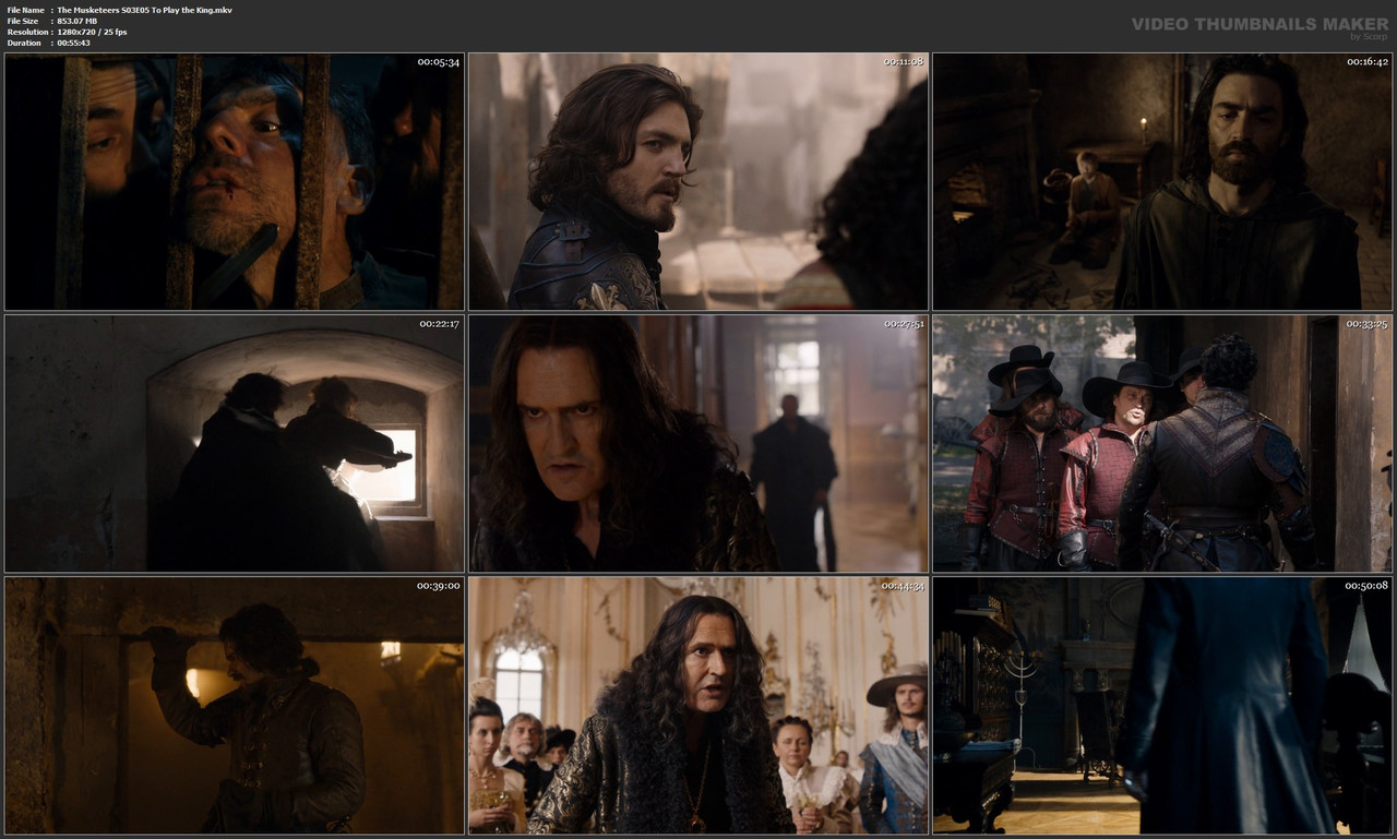The Musketeers S03E05 To Play the King.mkv