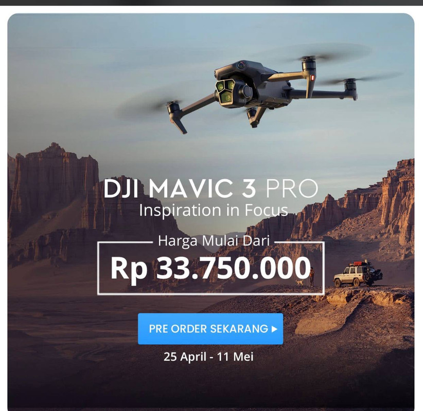 jual dji mavic 3 pro baru harga spesifikasi review