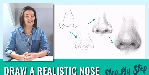 How To Draw A Realistic Nose – Step By Step!