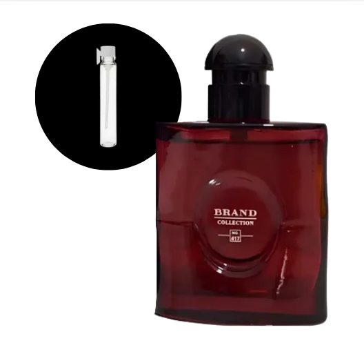 Amostra Brand Collection 417 Ysl Black Opium Red 1ml