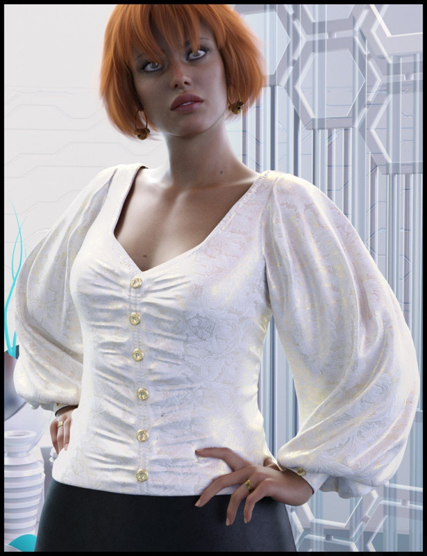 dForce Luxe Shirt for Genesis 8 Female(s)