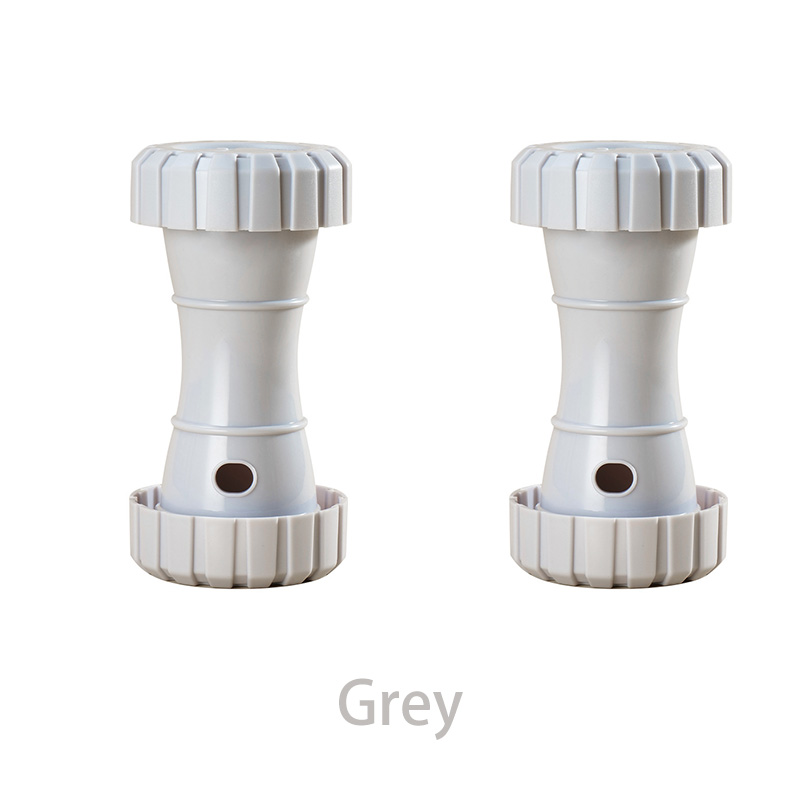 2 Pack(Grey): Cat and Dog Treat Dispenser Toy – Interactive, Durable, Bite-Resistant Slow-Feeder, Dumbbell and Tire-Shaped Pet Toy