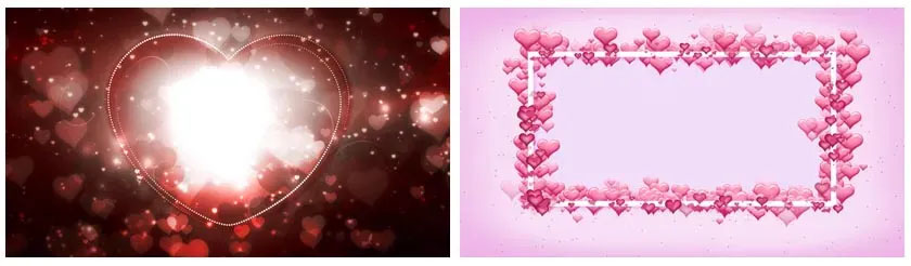 Fondos con movimiento sd hd backgrounds lienzos animados Corazon