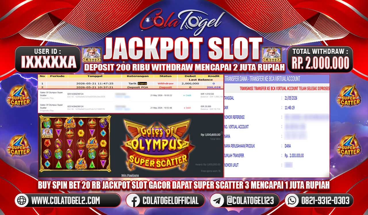 JACKPOT SLOT GACOR!!