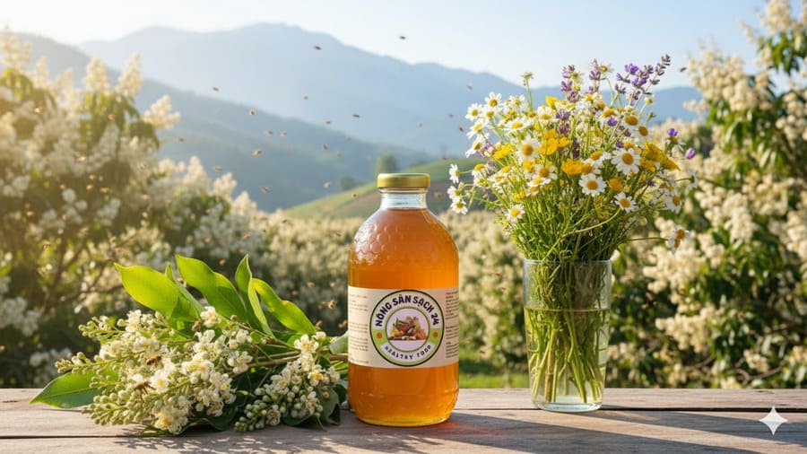 Mùa mật ong hoa nhãn Sơn La và Hưng Yên