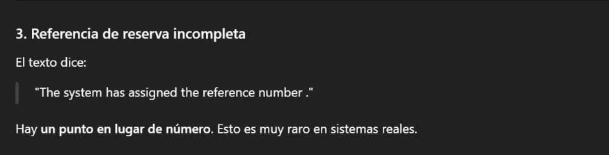 He probado ChatGPT para me diga si un mensaje que he recibido es - ¿Qué tal Booking.com? Buscador de Hoteles: Opiniones, dudas