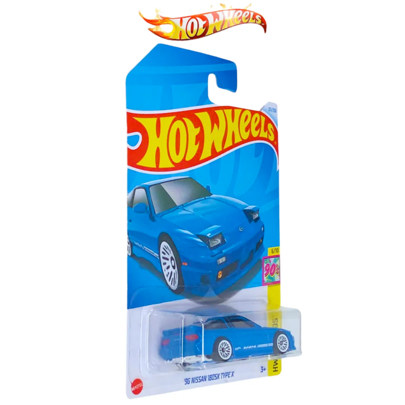 Hot Wheels 96 Nissan 180SX Type X (Blue) HW The 90s Series