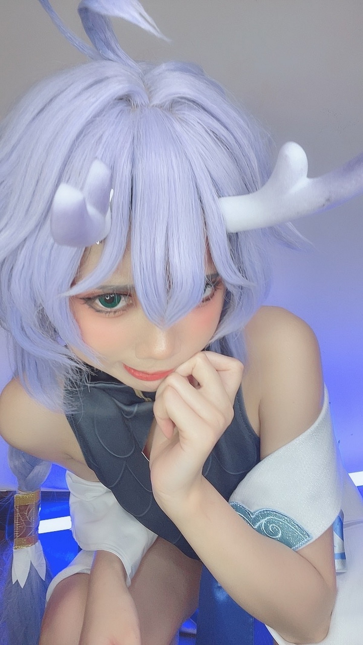PoppaChan Bailu Cosplay Deluxe (Honkai Star Rail) – 155 Photos 12 Videos 459MB插图9