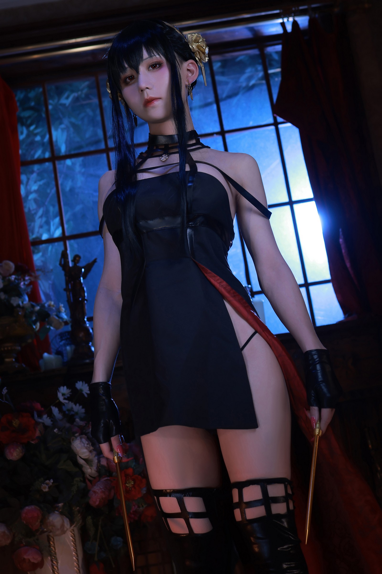 桜满三时 – 约尔 礼服 Cosplay 高清写真集（46P-418.2MB）精美服饰插图