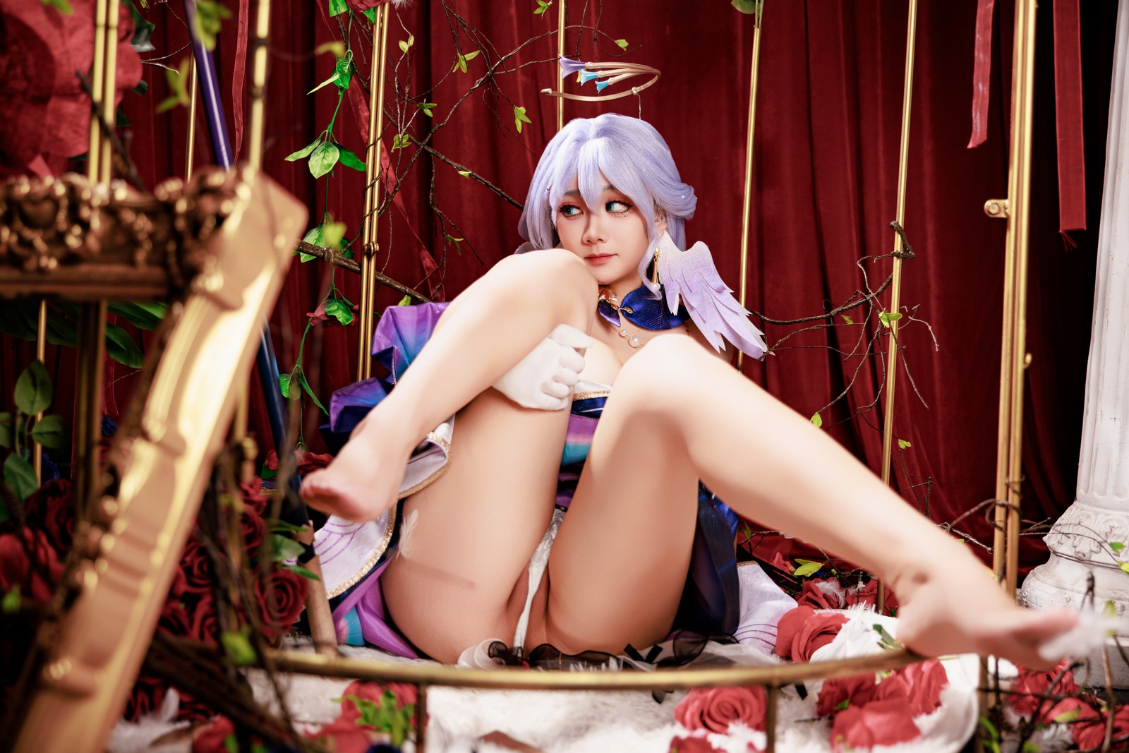 阿雪雪写真崩坏星穹铁道·知更鸟Cosplay图集（90P+1V / 1.04G）高清写真插图2