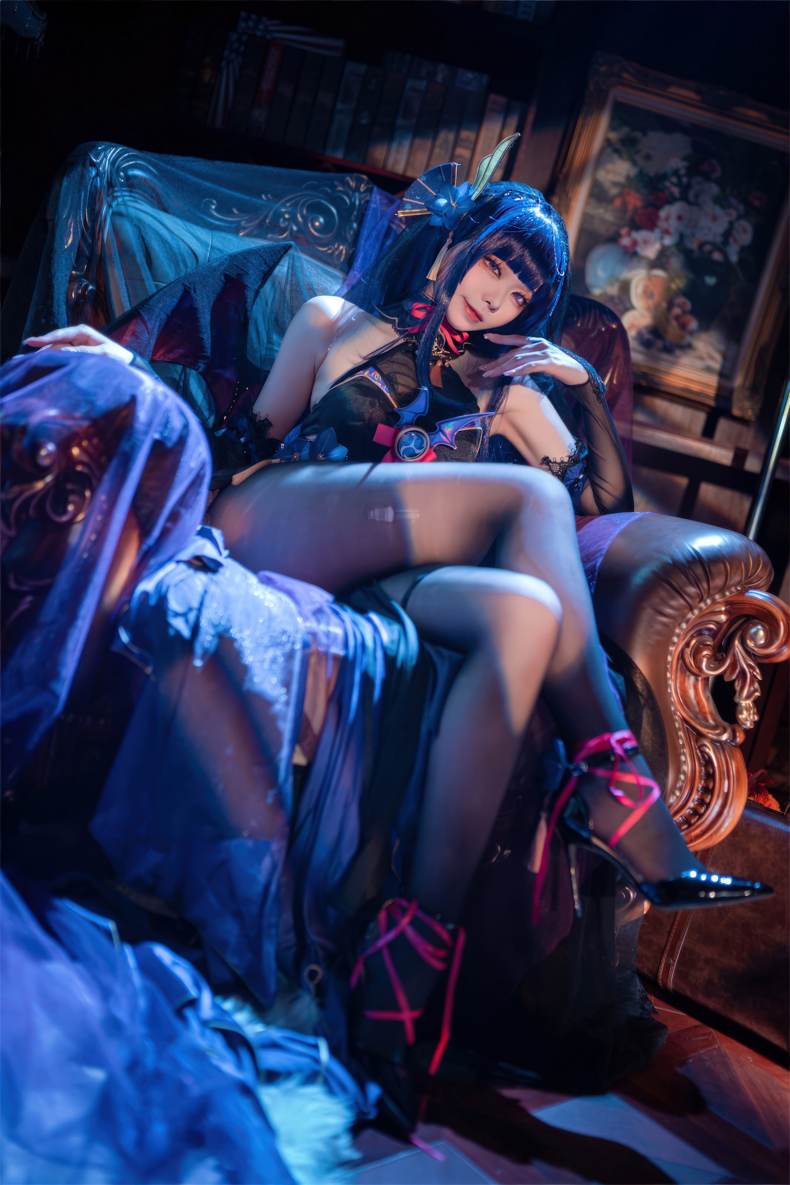 安食Ajiki 原神雷电将军魅魔写真集 – 高质量COS & 二次元美女 [35P-259M]