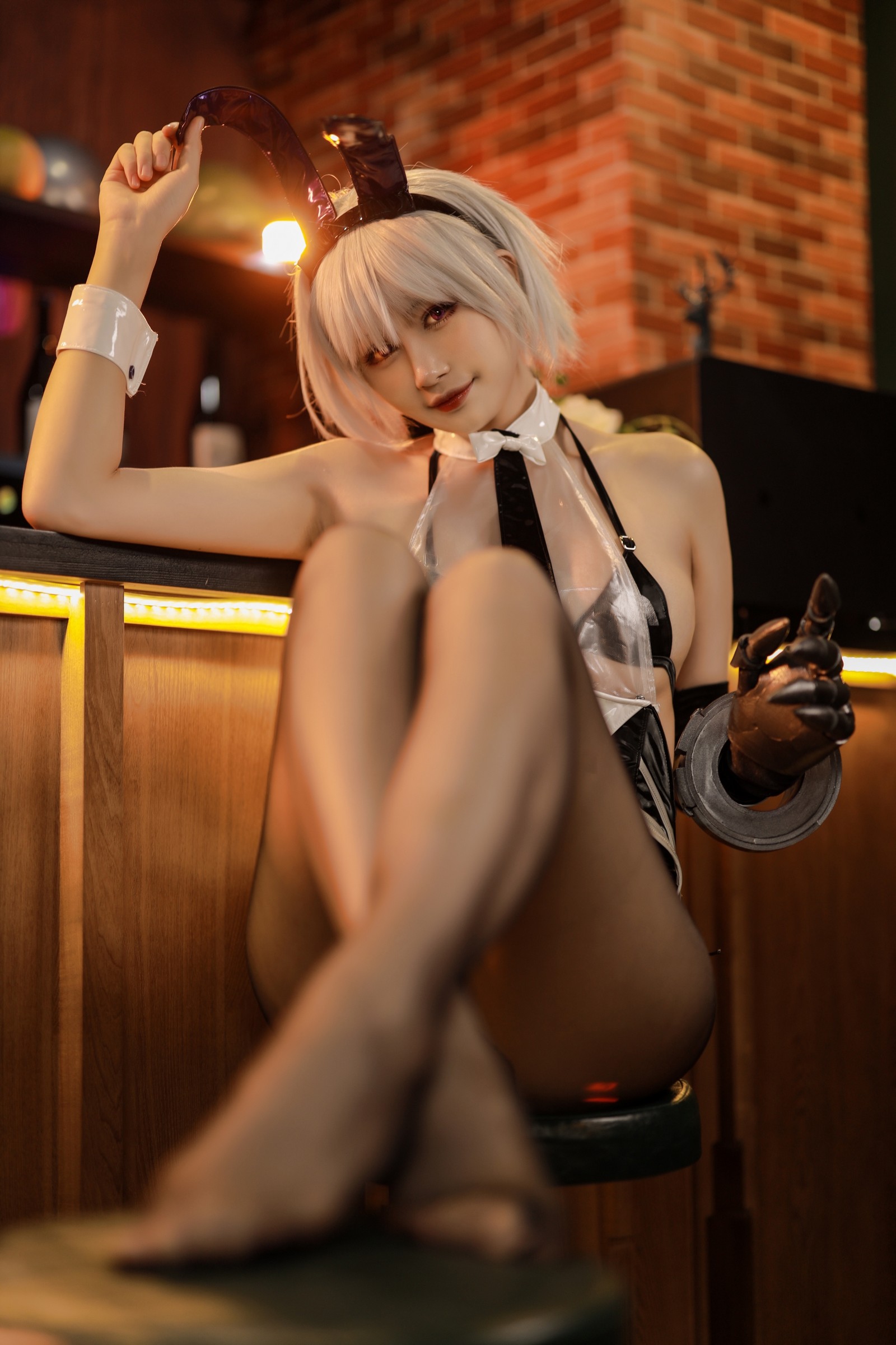 兔胖胖min – 里诺兔女郎 Cosplay 写真集（23P-45.6MB）人气角色还原插图3