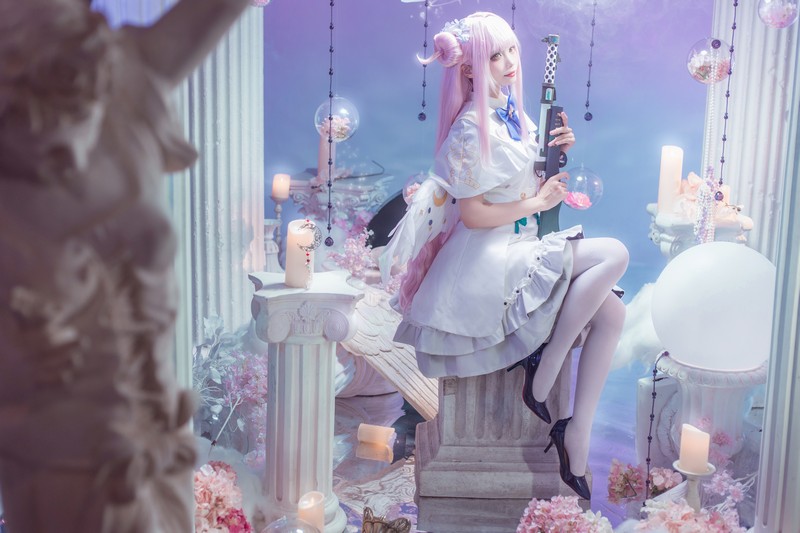艾西Aiwest 碧蓝档案圣园未花Cosplay写真图集 高清美图合集 40P (415.8M)插图1