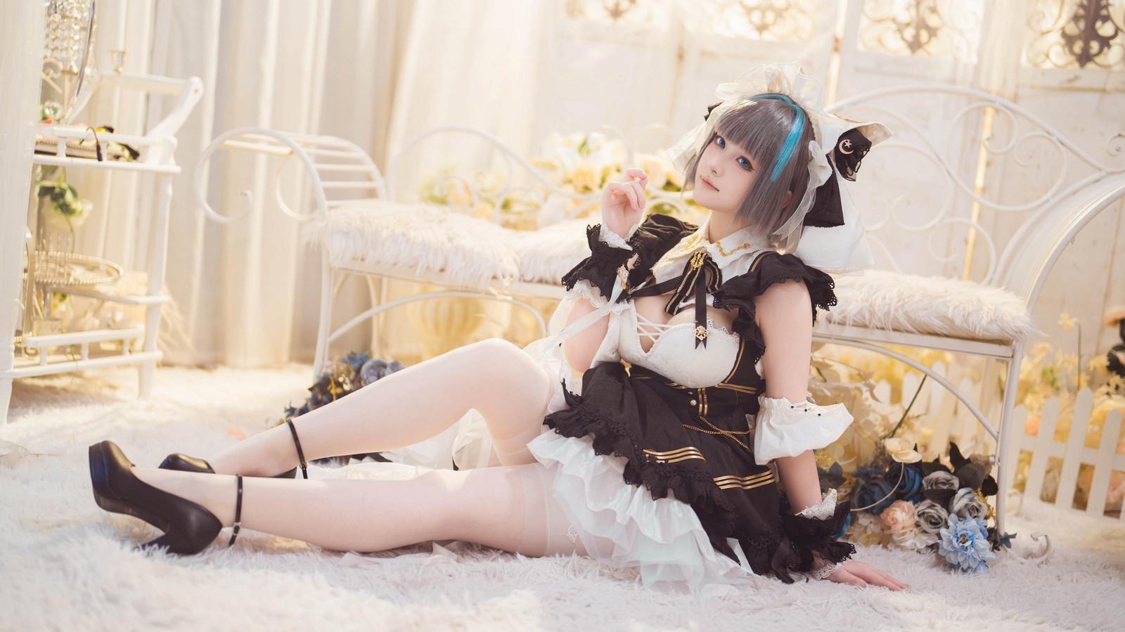 屿鱼 Yuyu 碧蓝航线 柴郡 Cosplay 写真图集｜Azur Lane（54P｜138MB）插图2