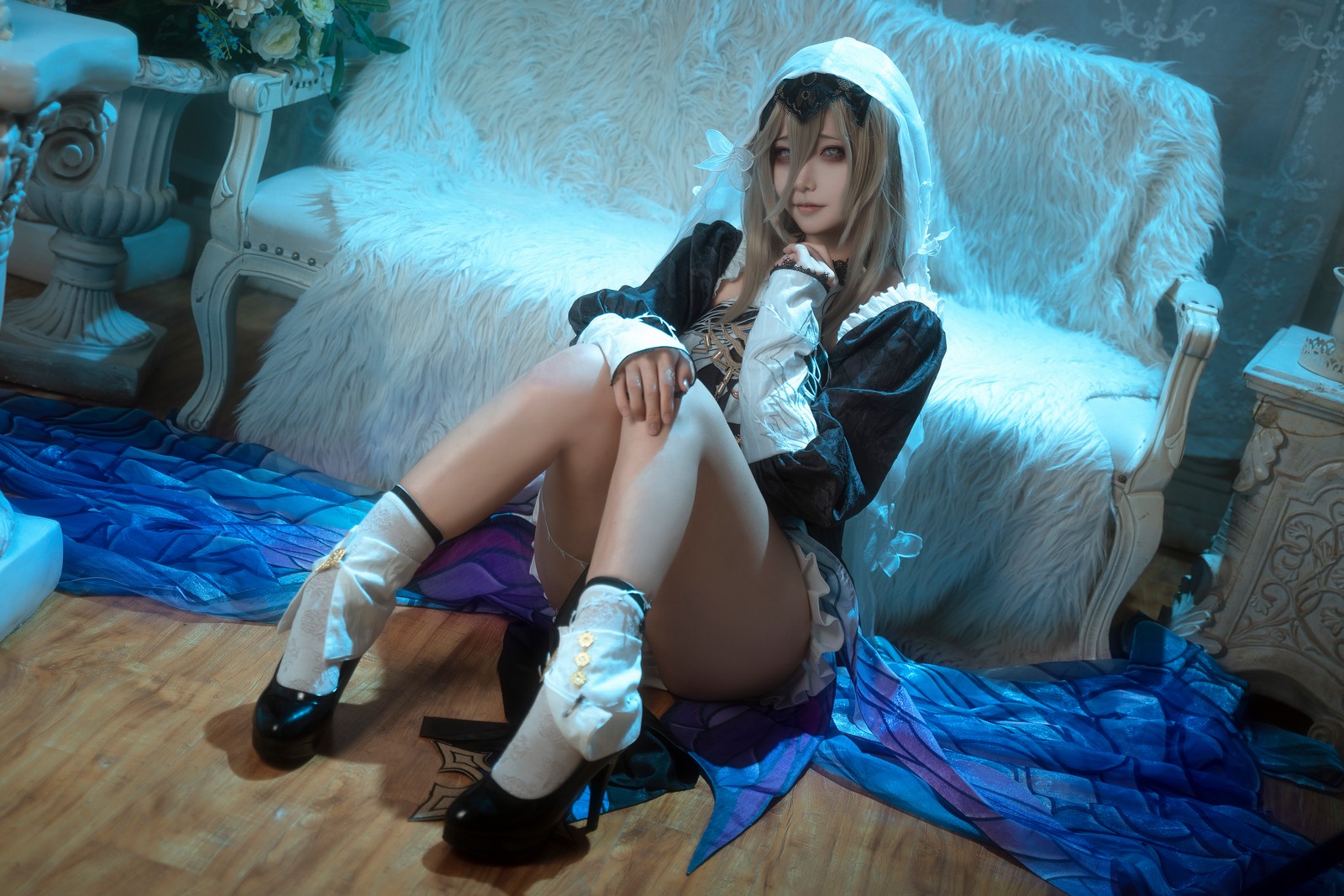 Seya-狮砸 – 崩坏 阿波尼亚 Cosplay 高清写真（15P+4V-172.1MB）插图8