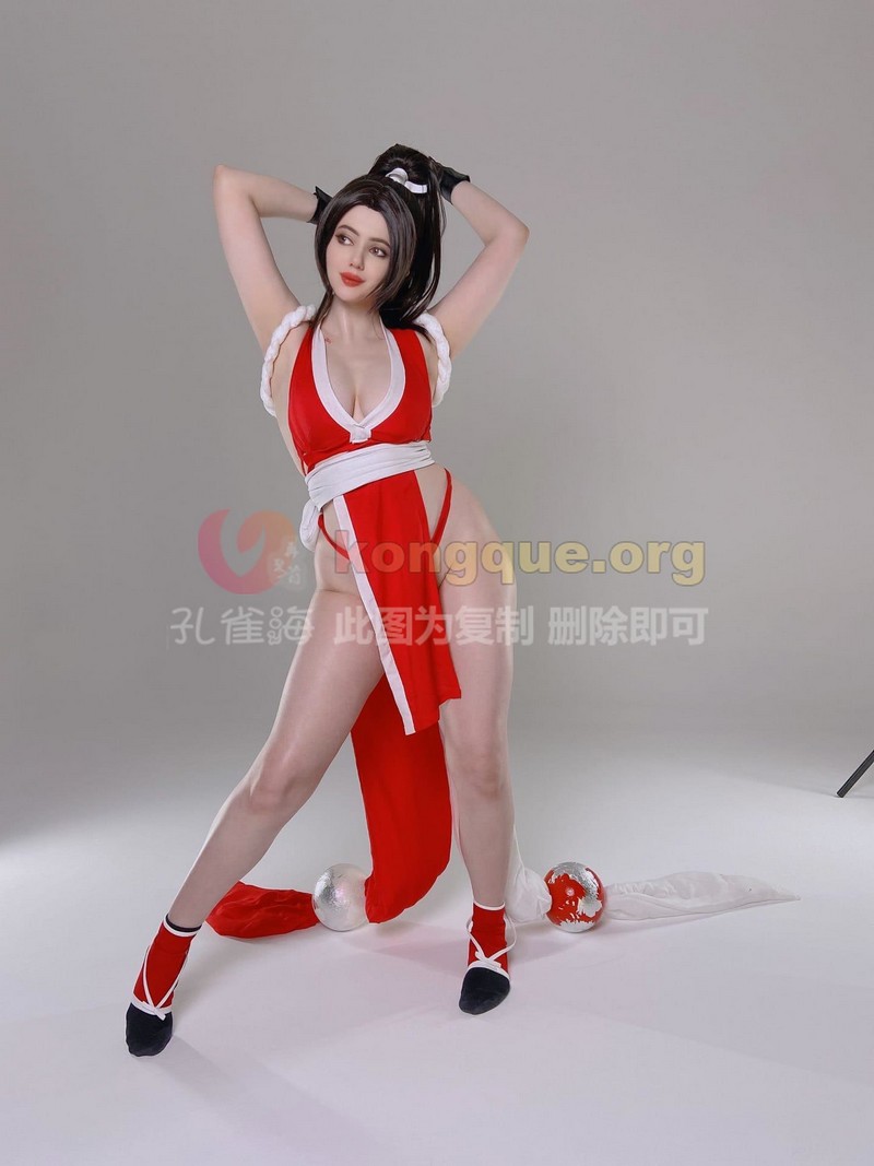 Alina Becker 不知火舞 Mai Shiranui Cosplay 格斗游戏角色写真【58P-14.4M】插图8