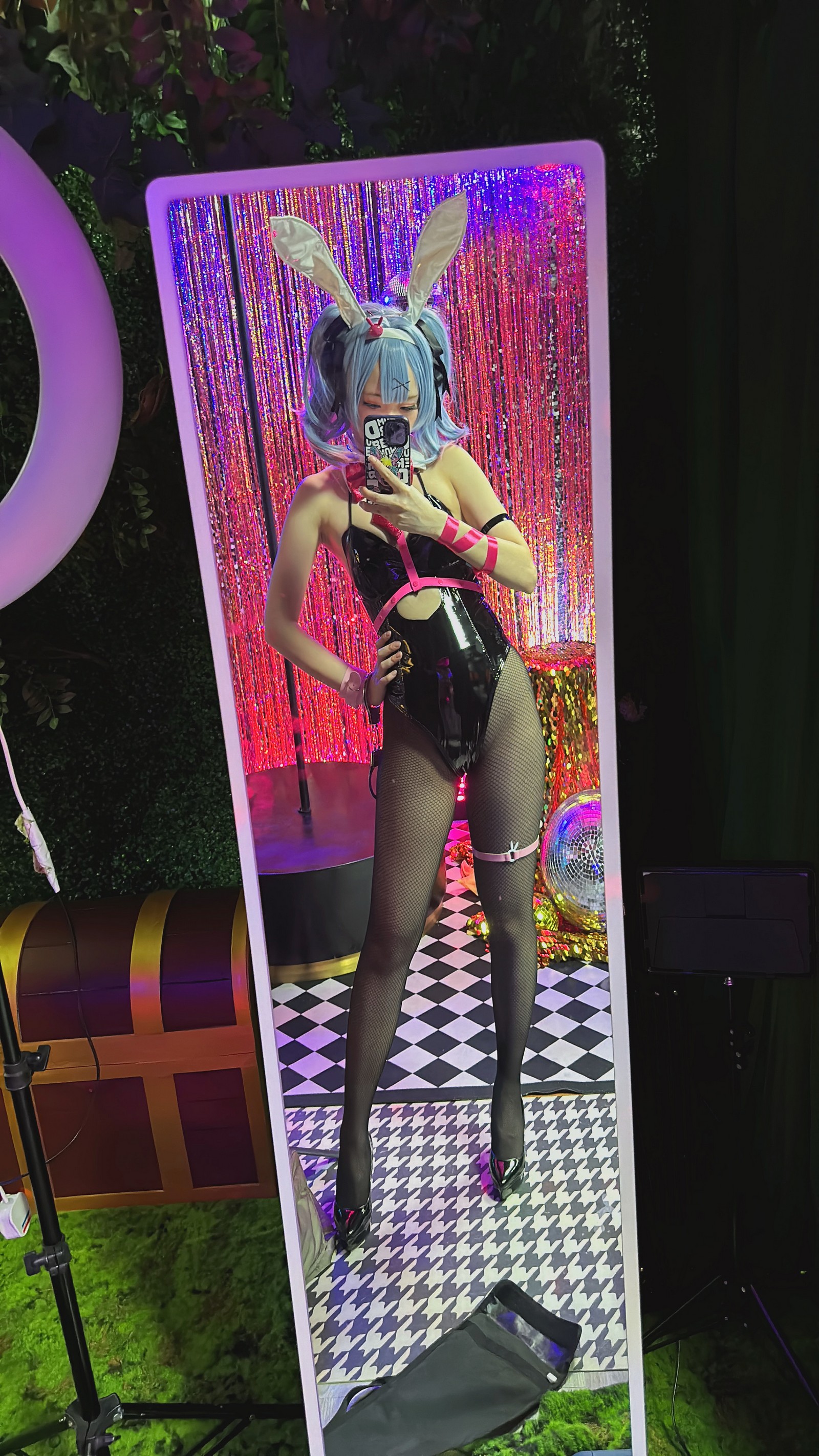 Maou Mo – Rabbit Miku 兔女郎初音 Cosplay 高清写真（57P-265M）插图3