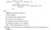 NPSHa Calculation
