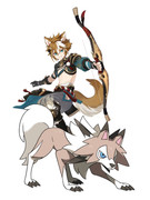Gorou-and-Lycanroc-(Midday-Form)