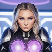 Ирина Баева/Irina Baeva - Страница 5 Irina-Baeva-Si-fi-cyborg-AI-009