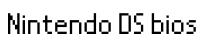 Nintendo DS Bios