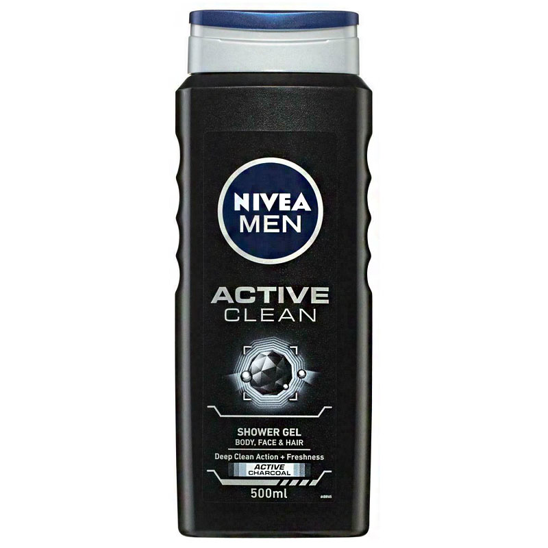 Nivea / Shower Gel, Active clean, 500 ml. Active clean Nivea men 50ml. Нивея men гель для душa 500мл Deep clean * 6/12 [84092]. Nivea 500 мл.