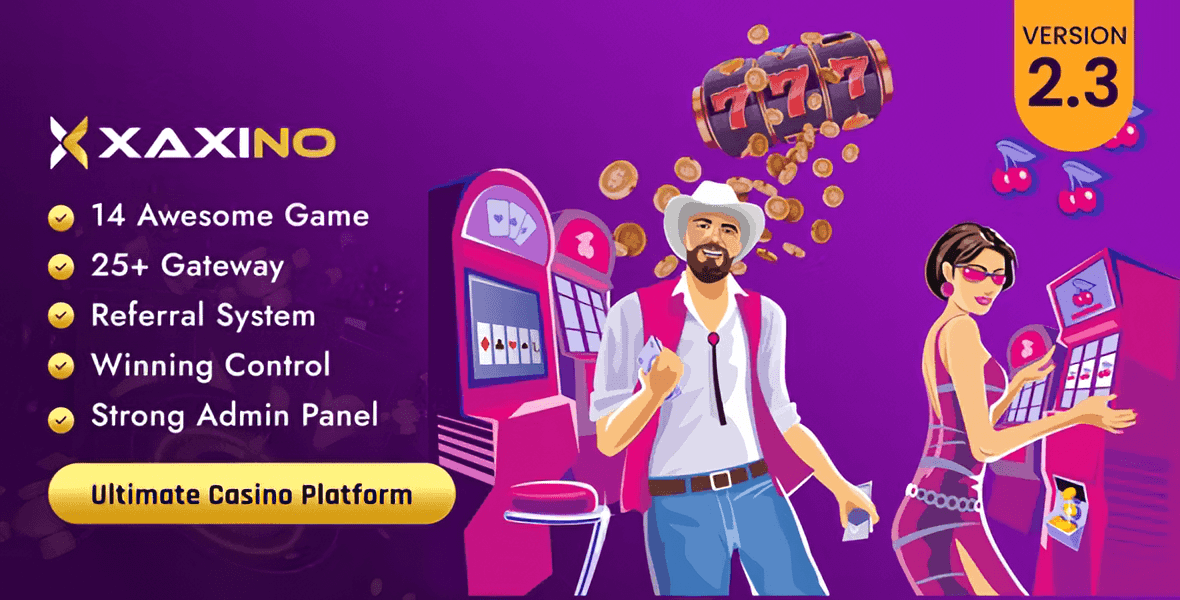 Xaxino – Ultimate Casino Platform PHP