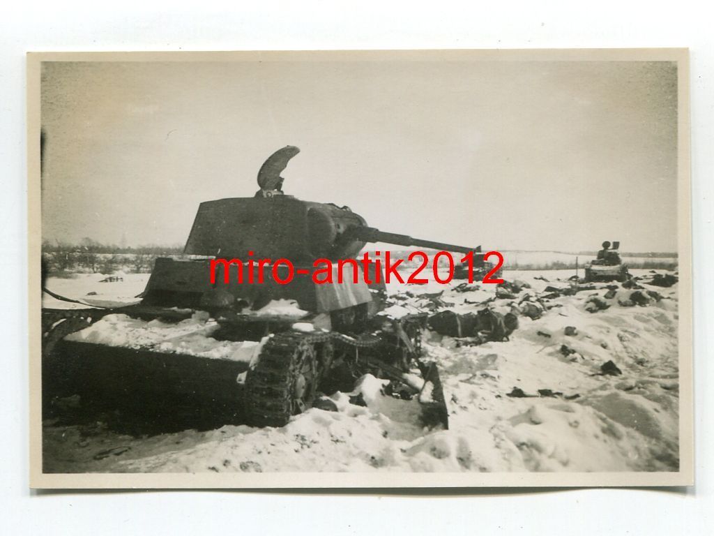 Wehrmacht, zerstörte Russen, Panzer bei Barsuki,