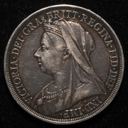 1 corona Reino Unido. Reina Victoria 1893. PAS7462