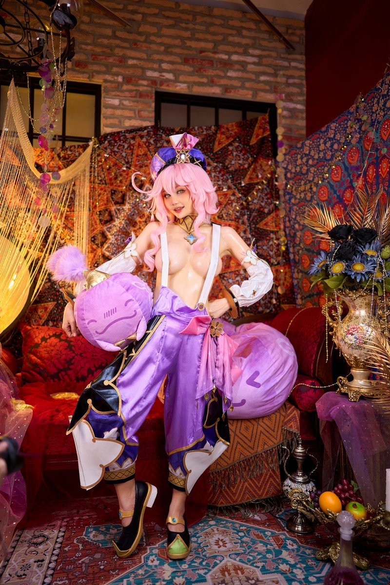 Joyce Lin2x Dori Cosplay Genshin Impact 高清写真 48P插图3