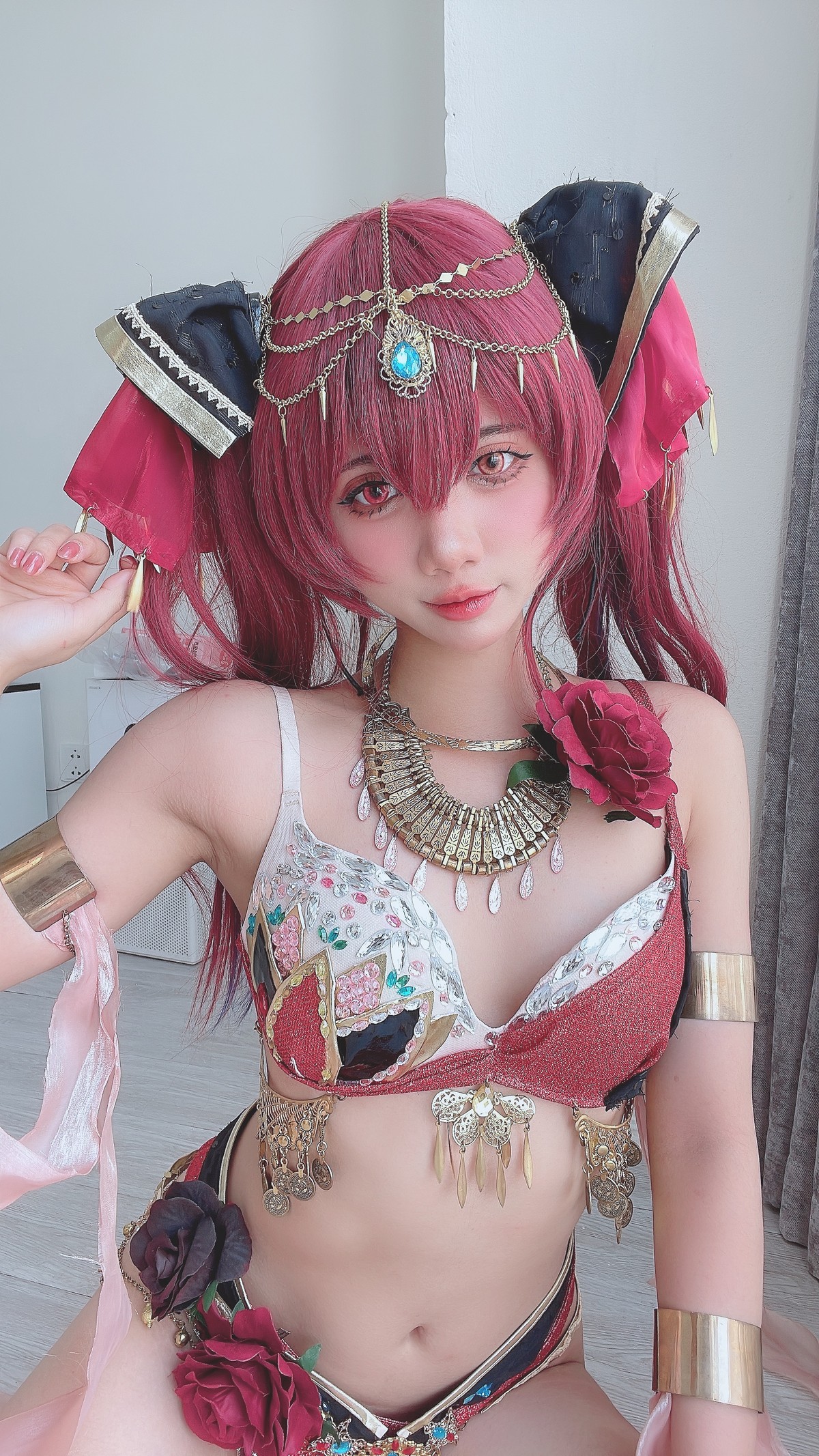 PoppaChan Houshou Marine Dance Version – 109 Photos 9 Videos 1.12GB插图2