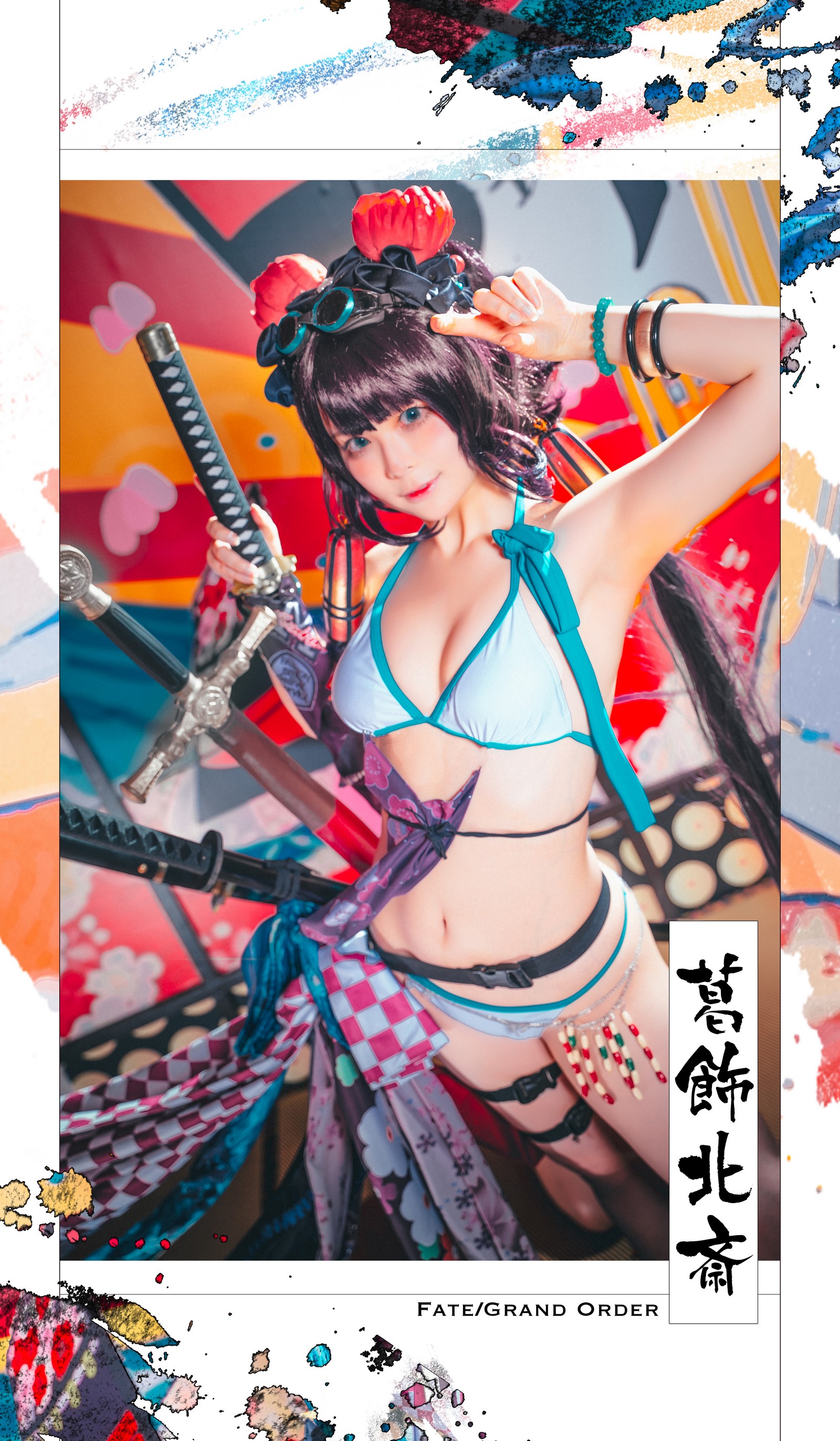 w百合欧皇子w 水着阿荣写真集 – 泳装COS 高清图集 [21P-232MB]插图1