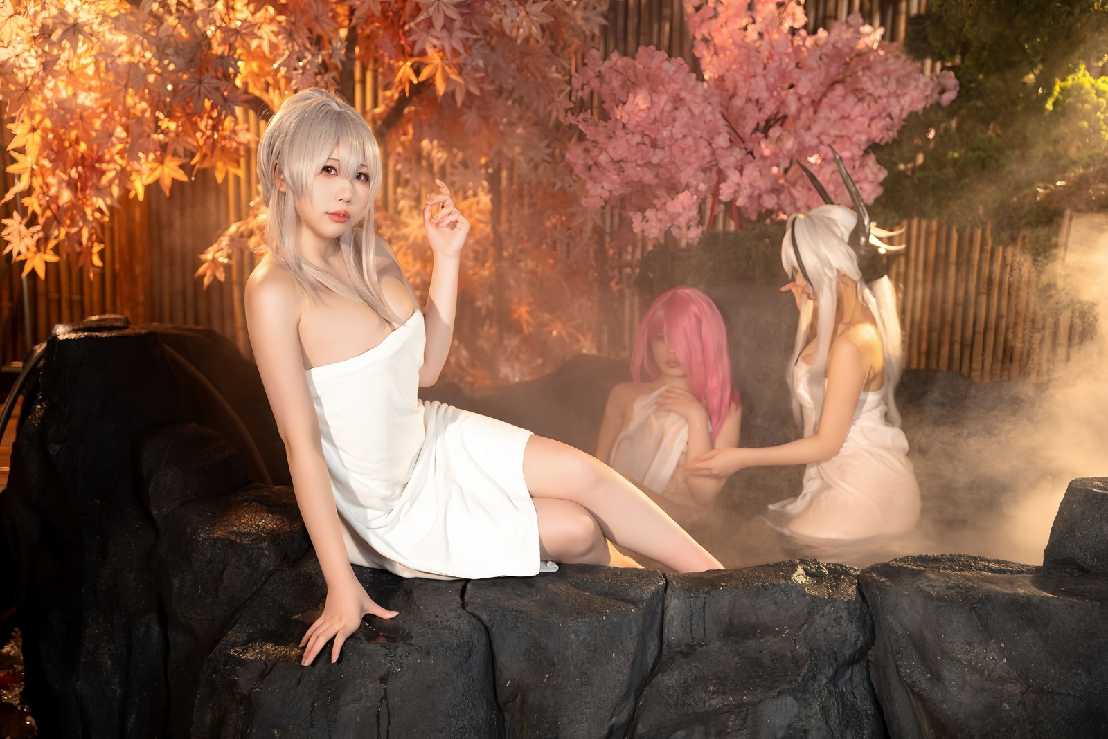 小瑶幺幺 &九言 &喜茶苍苍子 碧蓝航线 温泉之旅 写真集【66P｜193MB】插图3