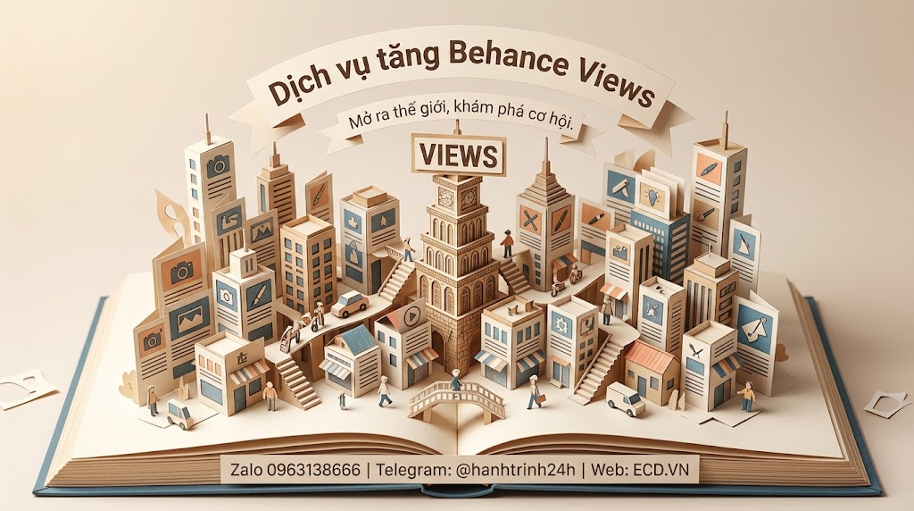 dịch vụ tăng behance views đảm bảo dành cho designer