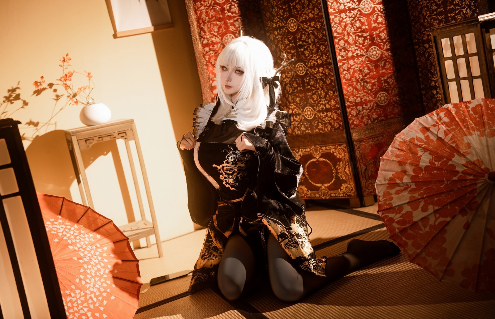 Seya-狮砸 – Nikke 布兰儿 和服 Cos 高清写真（12P-124.1MB）插图5