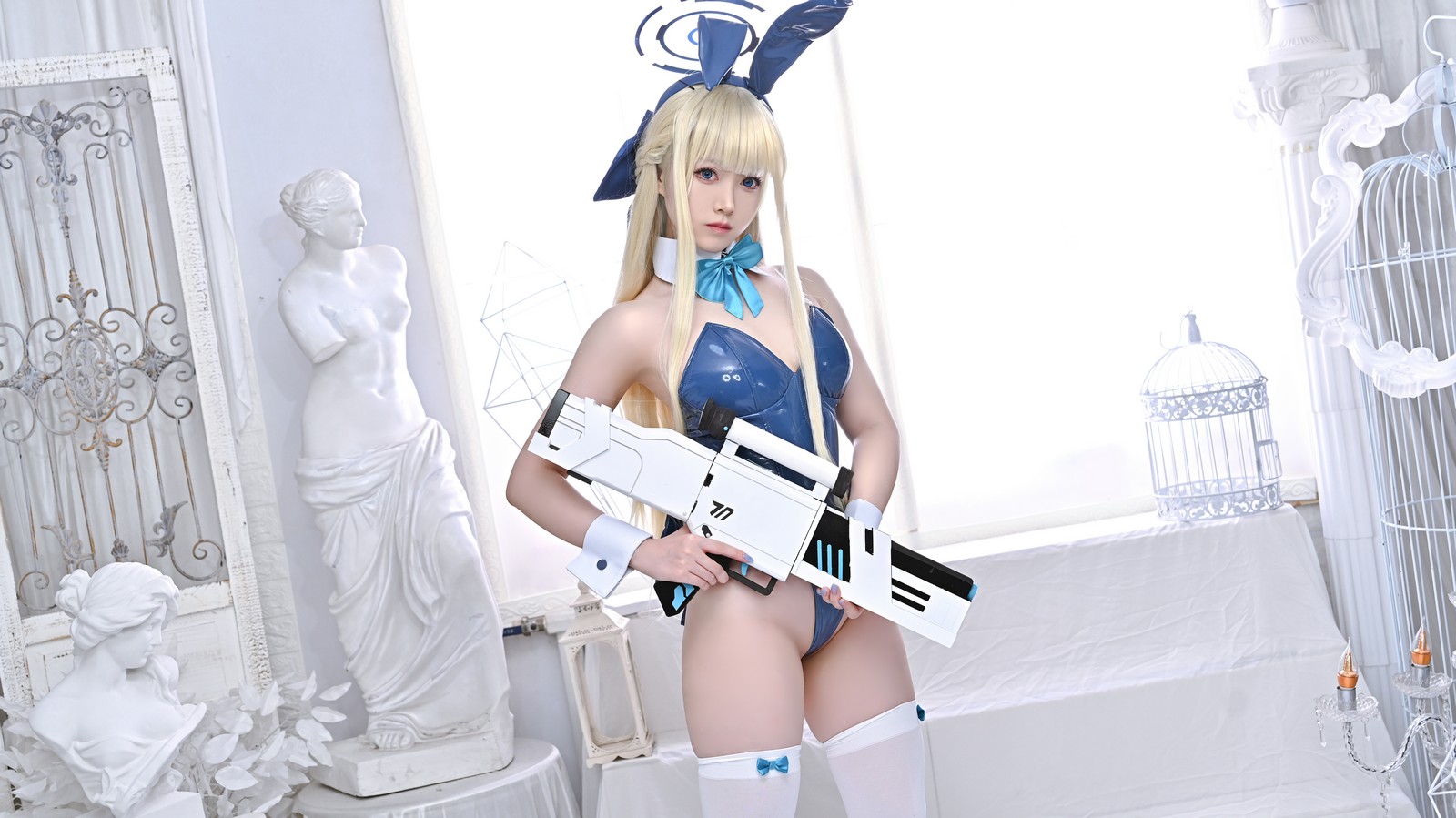 朝霧愛 – 蔚蓝档案 飞鸟马时 Cosplay 高清写真（46P-683.6M）插图
