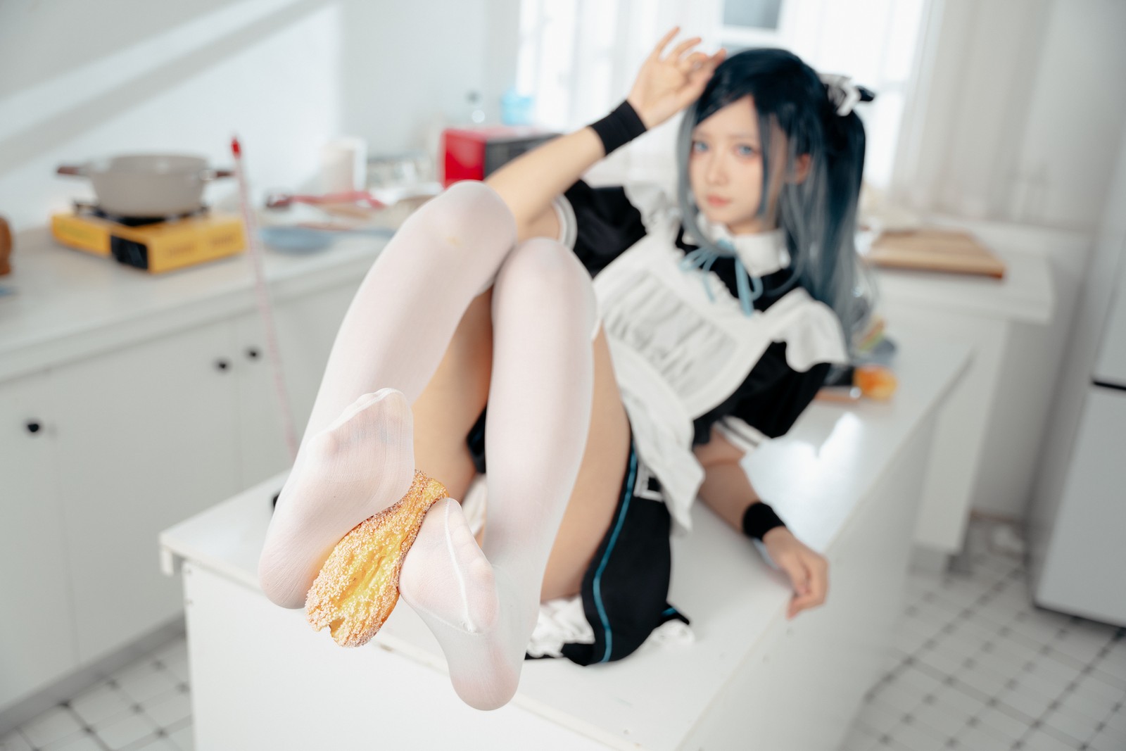 喜欢爱理吗COS写真：碧蓝航线独角兽婚纱高清套图（31P-172.5M）插图