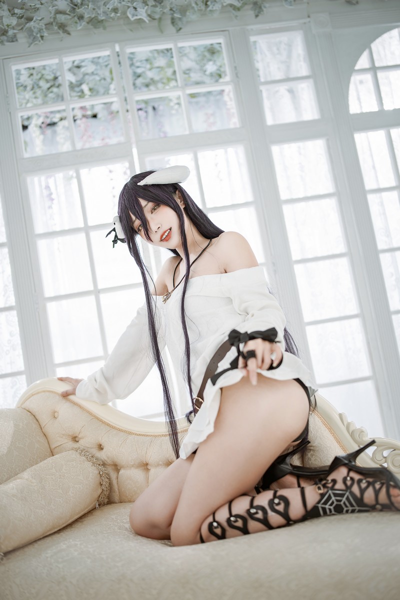 切切Celia 雅儿贝德 Albedo Cosplay Overlord 写真 39P插图6