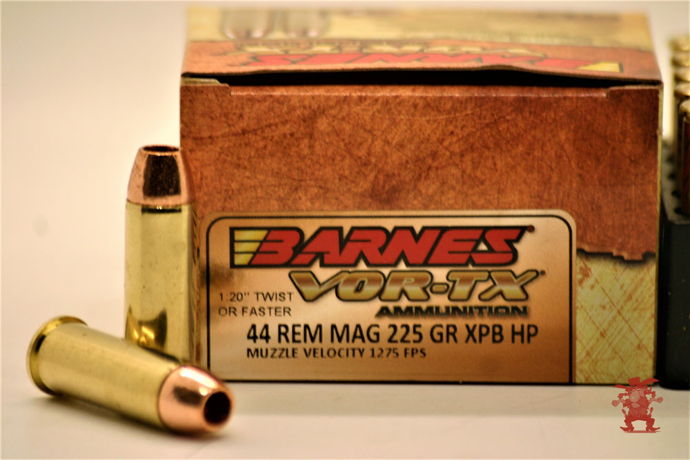 44 Mag Barnes 44 MAGNUM VORTX 225 Grain XPB HP Excellent Defense 20
