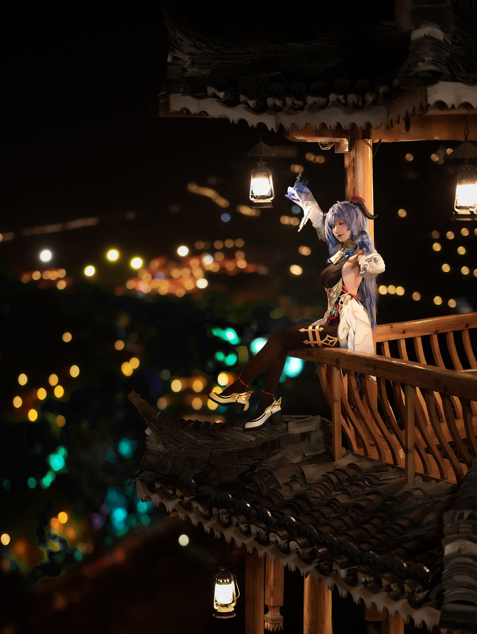 一千只猫薄禾写真 – 原神 甘雨 Cosplay 高清写真套图（16P / 38MB）插图4