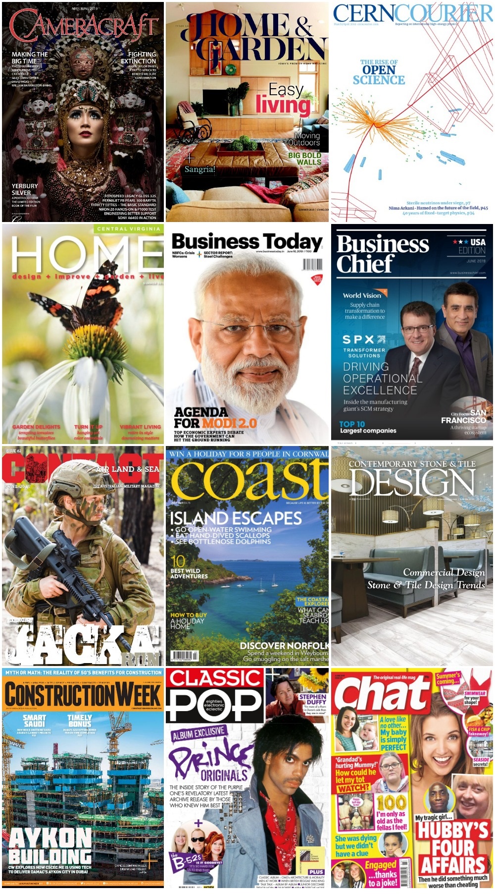 50 Assorted Magazines - June 13 2019