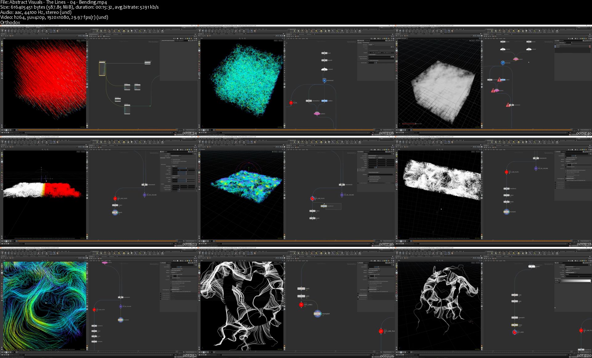 Abstract Visuals   Houdini and Redshift