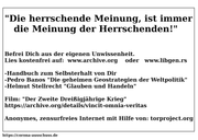 Deutscher Freiheitskampf Die Herrschende Meinung