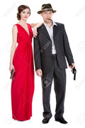[Imagen: 26329463-g-ngster-hombre-y-la-mujer-esp-...blanco.jpg]