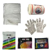 Penkraft Tie And Dye Art on Coasters ( Set Of 4 ) DIY Kit | Complete DIY Craft Kit for Beginners & Hobby Artists