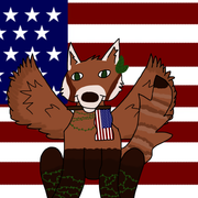 Fern holding a flag (C) 286342